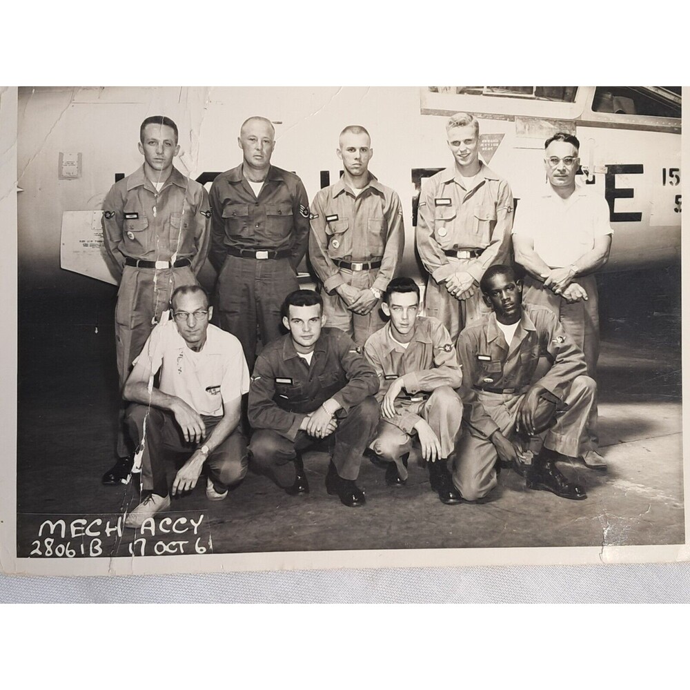 Vintage Photo Aircraft Missile Maint ACCY 1961 Airforce 3345 Tech School